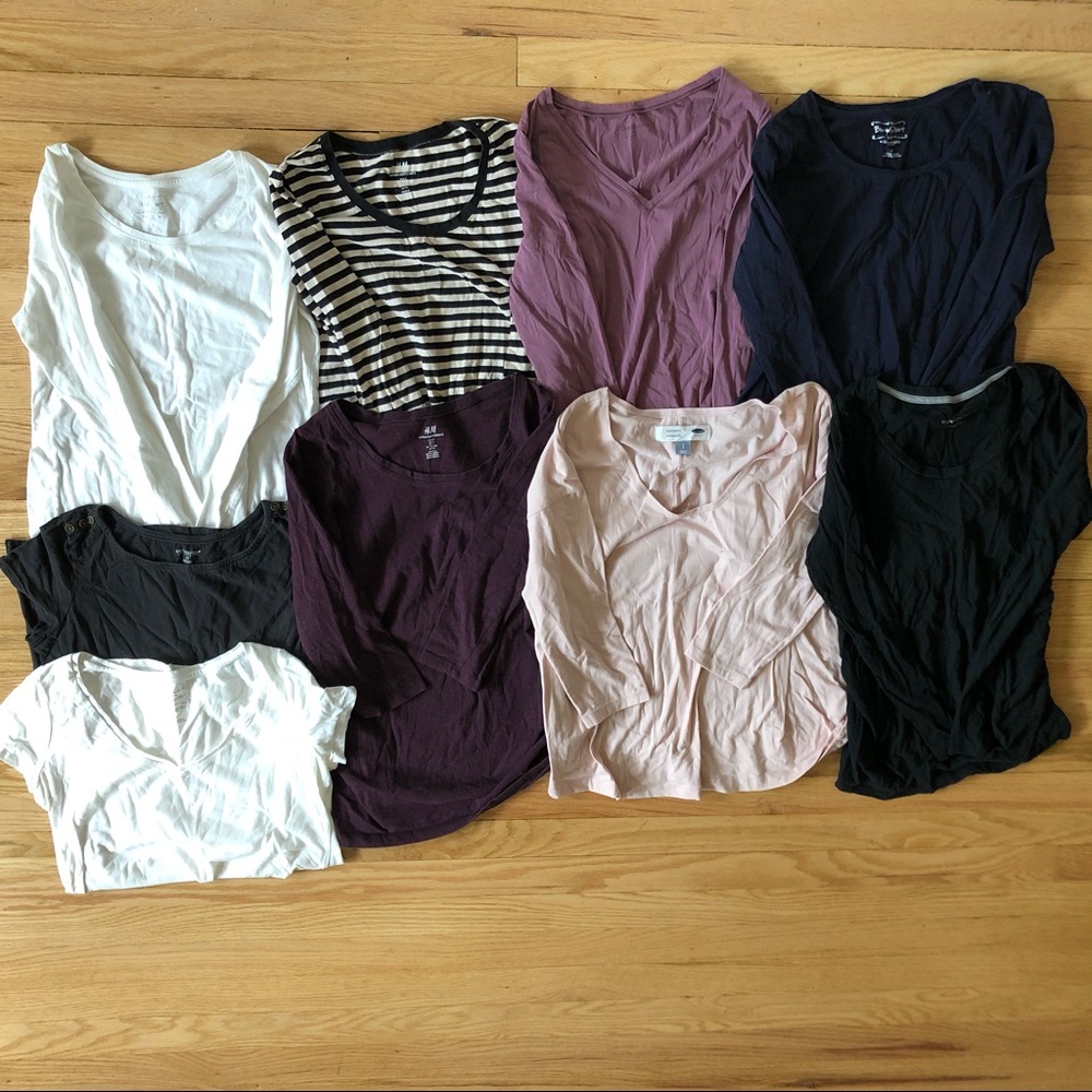 Maternity Long-sleeve Shirts / Tops Lot